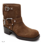 Ash 50mm Texas Suede Boots Women's Size 40 US @ 9 424144 Land Moto Boho Photo 0