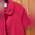 Banana Republic  Women’s Coral Cotton‎ Button-Up Short Sleeve Blazer Jacket Small Photo 5