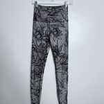 Beyond Yoga Flip It And Reverse It High Waisted Yoga Leggings Gray/Black Photo 2