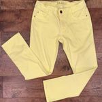 DL1961  Toni High Rise Crop 4-Way Stretch Yellow Jeans Photo 0