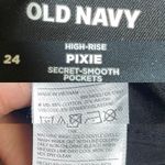 Old Navy  Womens Pants Black Pixie High Rise Skinny Ankle Pants Plus Size 24 Photo 8