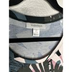 Motherhood Maternity Dress Womens Small Ruched Tropical Leaf Print Summer Casual Photo 1