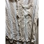 American Eagle Striped Button Up Short Sleeve Top Woman’s Size Large Photo 1