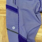 Lululemon Run For Fun Crop Wee Stripe Bruised Berry Purple Crop Pants Size 8 Photo 13