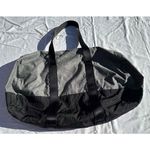 Lucy Athletics Duffel Grey Textured Shoulder Strap Zip Unisex Size Medium Gray Photo 6