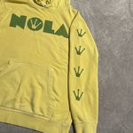 Disney Yellow NOLA Hoodie Adult Sz Small Princess and the Frog Hooded Sweatshirt Photo 1