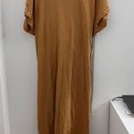 ZARA Mustard Yellow Maxi Dress Photo 2