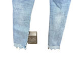 AGOLDE ‎ Sophie Skinny Jeans High Rise Crop Raw Hem Denim Hyper Blue Size 24 Photo 9