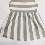NWT Heimish Small Grey and White Striped Sleeveless Mini Sun Dress Spring Summer Gray Photo 2