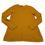 COS  Sweater Womens X Small Yellow Raised Stitch Jumper Textured Crew Neck Cotton Photo 0
