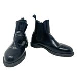 Dr. Martens  Flora Chelsea‎ Boots Pull-On Leather Polished Black Size US 9 Photo 3