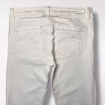 Paige  Skyline Ankle Skinny Jeans White Stretch Denim Size 27 Photo 6
