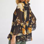 Anthropologie Romantic Ruffled Peasant Blouse Photo 2