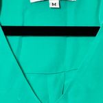 Amanda Uprichard Amanda Upchurch Highliner Silk Blouse Tab Sleeve V Neck High Low Hem‎ Size M Photo 3