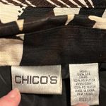 Chico's Chico’s Silk Floral Embroidered Leaf Print Blazer Vanity Size 3/US XL Photo 7