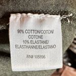 Worth New York Olive Green Rolled Raw Hems Long Sleeve Top Size XL Photo 2