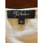 RD & Koko White And Pink Embroidered Rhinestone Tassel Cold‎ Shoulder Dress S Photo 11