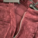 BLANK NYC  faux suede boot cut pants with side zipper Size 27, NWT Photo 5