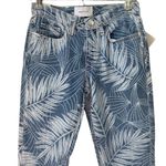 Current/Elliott NWT Stiletto Wily Tree Print Jeans Sz 23 Photo 1