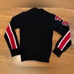 Vintage Dallas knitting co. college sweater size 34 Black Photo 8