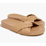 NWT J. Crew Factory Sz 6 New Crossover Pool Slide Camel BZ197 Sandal Shoes Tan Photo 7