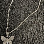 Blushmark rhinestone butterfly necklace  Photo 1