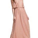 Anthropologie  BHLDN Metallic Dots Paris Maxi Dress Gown Pink Size S Photo 10