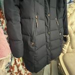 Ralph Lauren Black Puffer Coat with Faux Fur Hood Photo 2
