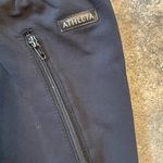 Athleta  Womens Straight Leg Black Elastic Drawstring Waist Sweatpants Zip Pocket Photo 2