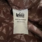 REI Women’s Brown Geometric Pattern Button Down Outdoor Hiking Shirt Size XS Photo 9