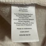 Talbots T by  Cream Pullover Hoodie with Zipper Pockets Small Photo 3