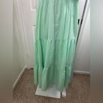 EXPRESS  Tiered Halter Maxi Dress Size Medium 100% Cotton.  #143 Photo 8