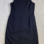 Liz Claiborne Classics Black Sleeveless‎ Sheath Dress Size 12 Workwear Midi Photo 0