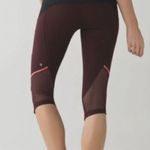 Lululemon  Kris Cross Crop Black MeshStretch Full-On Luxtreme size 4 leggings Photo 1