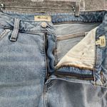 Madewell  Curvy Mom Jeans Womens 32 Light Wash Blue Distressed High Rise Stretch Photo 1