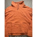 Lululemon Retreat Yourself Pullover High Neck Bell Sleeve Body Skimming Size M/L Orange Size M Photo 2