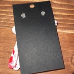 Handmade Patriotic Tie Dye Dangle. Polymer Clay Earrings. Photo 2