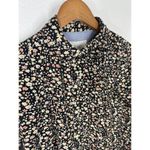 Birds Of Paradis Trovata Floral Corduroy Button Down Top Size XS Pintuck… Photo 1