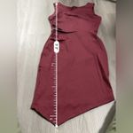 Betabrand No Sweat Sleeveless Burgundy Red Asymmetrical Sheath Dress Size XS Photo 11