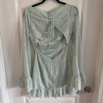 Majorelle 89  Esmeralda Seafoam Green Eyelet Dress Size Small Photo 5