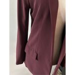 H&M  Burgundy blazer oversized size 2 office blazer classy blazer Photo 1