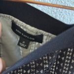 Ann Taylor Black Textured Pencil Skirt Lace Overlay 2 Photo 2