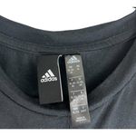 Adidas Shirt XL Black Tank Sleeveless Cinch Front Tee Active Activewear Sporty Photo 5