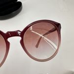 Ralph Lauren  Women’s Sunglasses Purple Round Oversized‎ Sunnies Photo 2