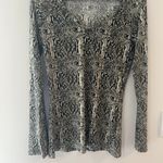 Norma Kamali  small animal print blouse S Photo 4