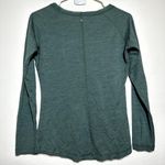 prAna  Chrissa Wool Base Layer Long Sleeve Top Crew Neck Heather Green XS Photo 4