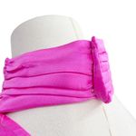 Generation Love Rosario One Shoulder Hot Pink Silk Blouse Size XL Statement Top Photo 8