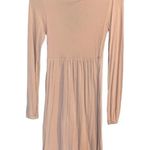 Gina Tricot  long sleeved dress Mauve Falls at knees on most Knit vest area XS Photo 3
