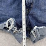 EXPRESS Women's Denim Blue Cut Off Shorts Size 0 Shortie Low Rise Distressed Photo 5