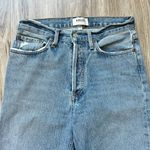 AGOLDE High Waisted Lana Straight Leg Jeans Medium Light Wash Size 25 Photo 3